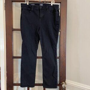 NYDJ Sheri Slim Black Jeans, Size 16